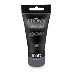 Crown Walls & Ceilings Matt Emulsion Paint Aftershow - Tester 40ml -Paint And Wallpaper Shop 12823113 7654977313065603