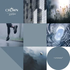 Crown Walls & Ceilings Matt Emulsion Paint Runaway - 2.5L -Paint And Wallpaper Shop 12823147 1724969525629543