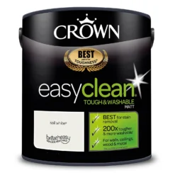 Crown Easyclean® Washable & Wipeable Multi Surface Matt Paint Sail White® - 2.5L -Paint And Wallpaper Shop 12823441 1174857377247648