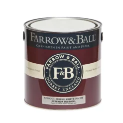 Farrow & Ball Exterior Eggshell Paint School House White - 2.5L 7 Farrow & Ball Exterior Eggshell Paint School House White - 2.5L -Paint And Wallpaper Shop 12825743 3014951849611729