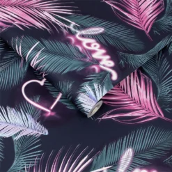 Fresco Neon Love Wallpaper -Paint And Wallpaper Shop 12831413 1514843450767156