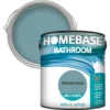 Homebase Bathroom Mid Sheen Paint - Peacock Blue 2.5L -Paint And Wallpaper Shop 12832698 6084831918273374