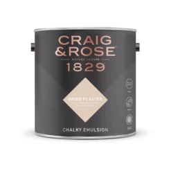 Craig & Rose 1829 Chalky Emulsion Paint Dried Plaster - 5L -Paint And Wallpaper Shop 12832791 3834832975908278