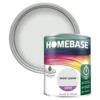 Homebase Interior Quick Dry Satin Paint White Tundra - 750ml -Paint And Wallpaper Shop 12832896 2134831918349301