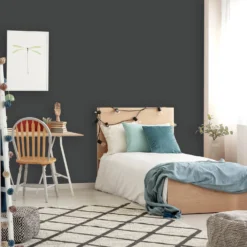 Homebase Interior Quick Dry Satin Paint Zebra Black - 750ml -Paint And Wallpaper Shop 12833050 1594832982757707