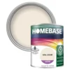 Homebase Interior Quick Dry Satin Paint Opal Cream - 750ml -Paint And Wallpaper Shop 12833067 1624831918175199