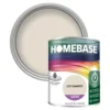 Homebase Interior Quick Dry Satin Paint Cottonseed - 750ml -Paint And Wallpaper Shop 12833074 4304831918324113