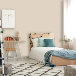 Homebase Interior Quick Dry Satin Paint Fine Sand - 750ml -Paint And Wallpaper Shop 12833077 1424832978831253