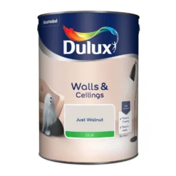 Dulux Silk Emulsion Paint Just Walnut - 5L -Paint And Wallpaper Shop 12833099 1764832988199488