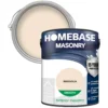 Homebase Smooth Masonry Paint - Magnolia 5L -Paint And Wallpaper Shop 12833413 1044831917945891