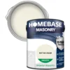 Homebase Smooth Masonry Paint - Butter Cream 5L 1 Homebase Smooth Masonry Paint - Butter Cream 5L -Paint And Wallpaper Shop 12833414 2624831917954525