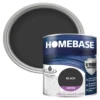 Homebase Exterior Satin Paint - Black 750ml 1 Homebase Exterior Satin Paint - Black 750ml -Paint And Wallpaper Shop 12833601 1184831917752469