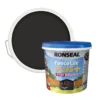 Ronseal Fence Life Plus Paint Tudor Black Oak - 5L -Paint And Wallpaper Shop 12833707 2924960722476040