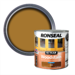 Ronseal 10 Year Woodstain Oak Satin - 750ml