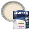 Homebase Exterior Satin Paint - Cream Sherbet 750ml -Paint And Wallpaper Shop 12833737 1824831918309620