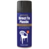 Rust-Oleum Direct To Plastic Spray Paint - Black - 400ml -Paint And Wallpaper Shop 12834123 2114831604163360