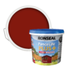 Ronseal Fence Life Plus Paint Red Cedar - 5L -Paint And Wallpaper Shop 12834175 9074942086914220