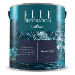 ELLE Decoration By Crown Flat Matt Paint Immersed - 2.5L 15 ELLE Decoration By Crown Flat Matt Paint Immersed - 2.5L -Paint And Wallpaper Shop 12834463 1944873581851913