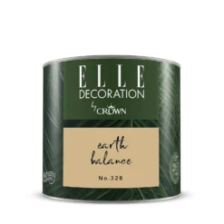 ELLE Decoration By Crown Flat Matt Paint Earth Balance - Tester 125ml -Paint And Wallpaper Shop 12834822 8024873905624138
