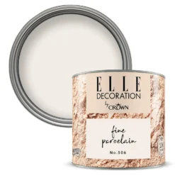 ELLE Decoration By Crown Flat Matt Paint Fine Porcelain - Tester 125ml