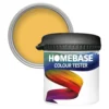 Homebase Matt Emulsion Paint Yellow Brick Road - Tester 90ml -Paint And Wallpaper Shop 12835461 3224831965086565