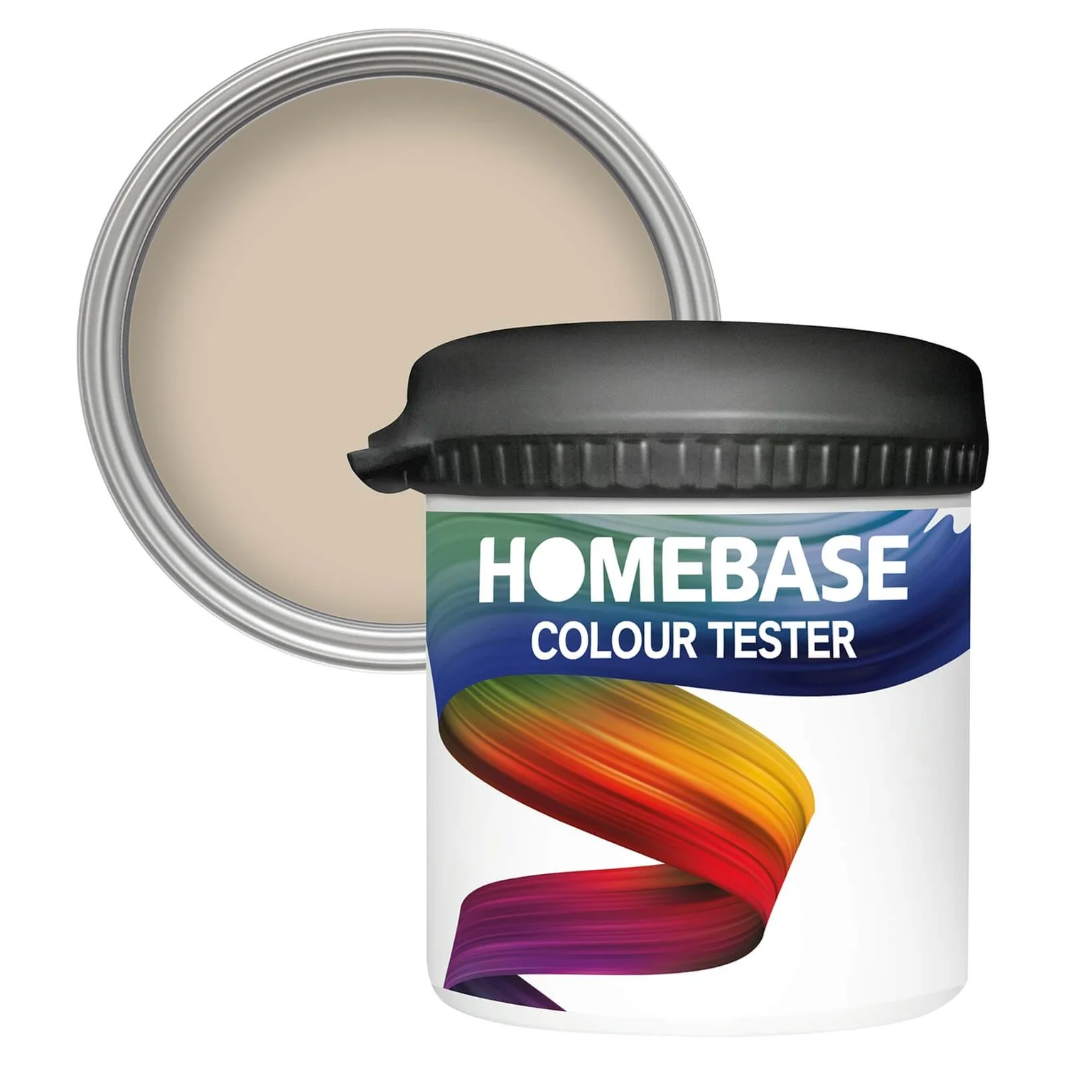 Homebase Matt Emulsion Paint Stone Beige - Tester 90ml 3 Homebase Matt Emulsion Paint Stone Beige - Tester 90ml