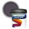Homebase Matt Emulsion Paint Mulberry Crush - Tester 90ml 1 Homebase Matt Emulsion Paint Mulberry Crush - Tester 90ml -Paint And Wallpaper Shop 12835908 4024831940018577