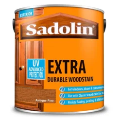Sadolin Extra Durable Woodstain Antique Pine - 2.5L -Paint And Wallpaper Shop 12836273 1434951407113091
