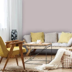 Homebase Silk Emulsion Paint Wild Heather - 2.5L -Paint And Wallpaper Shop 12836689 3624833205112277