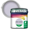 Homebase Silk Emulsion Paint Sweet Lavender - 2.5L -Paint And Wallpaper Shop 12836692 3834831961236851