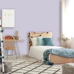 Homebase Silk Emulsion Paint Sweet Lavender - 2.5L -Paint And Wallpaper Shop 12836692 5084833205377948