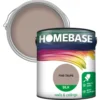 Homebase Silk Emulsion Paint Fine Taupe - 2.5L -Paint And Wallpaper Shop 12836704 1594831958260977
