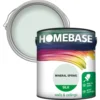 Homebase Silk Emulsion Paint Mineral Spring - 2.5L 1 Homebase Silk Emulsion Paint Mineral Spring - 2.5L -Paint And Wallpaper Shop 12836837 5414831952289501