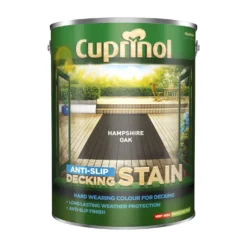 Cuprinol Anti-Slip Decking Stain - Hamps/Oak - 5L