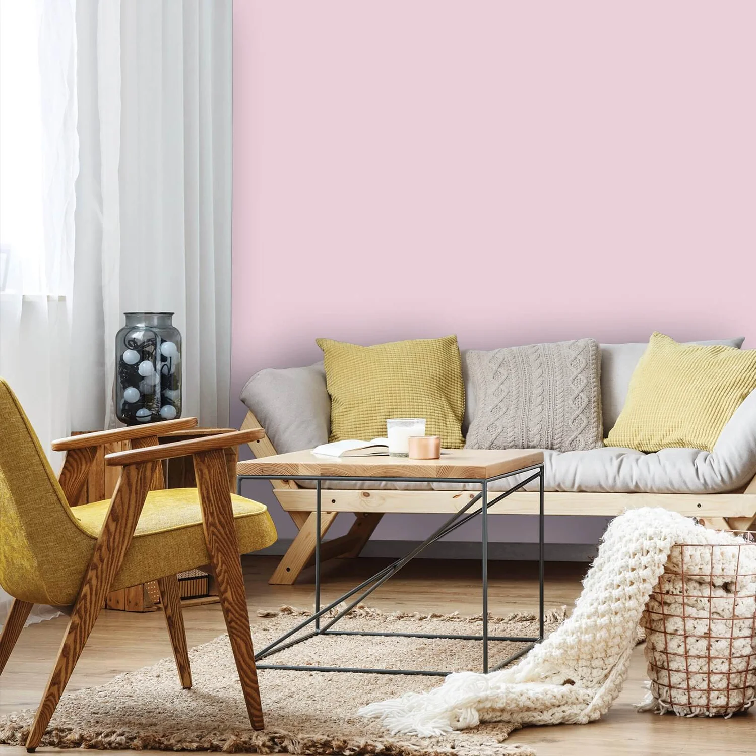 Homebase Silk Emulsion Paint Angel Pink - 5L 6 Homebase Silk Emulsion Paint Angel Pink - 5L - Image 4