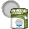 Homebase Kitchen Matt Paint - Feather Grey 2.5L -Paint And Wallpaper Shop 12837050 1114831967336673