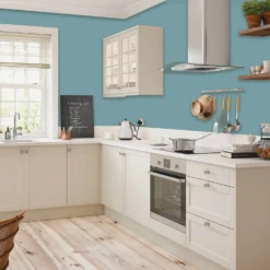 Homebase Kitchen Matt Paint - Peacock Blue 2.5L -Paint And Wallpaper Shop 12837121 7924833203782536