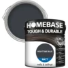 Homebase Tough & Durable Matt Paint Nighttime Blue - 2.5L -Paint And Wallpaper Shop 12837130 1874831948007187