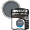 Homebase Tough & Durable Matt Paint Thunder - 2.5L -Paint And Wallpaper Shop 12837170 1044831944460779