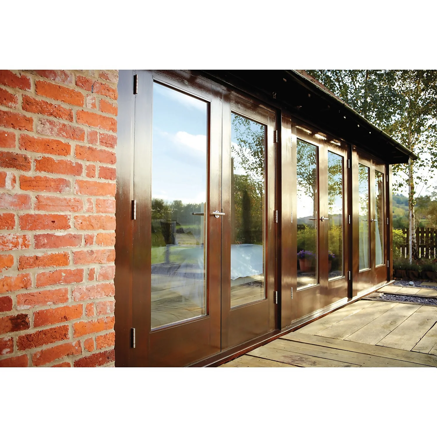 Ronseal Quick Drying Woodstain Satin Dark Oak - 2.5L 4 Ronseal Quick Drying Woodstain Satin Dark Oak - 2.5L - Image 2