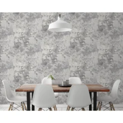 Grandeco Tempera Grey Wallpaper -Paint And Wallpaper Shop 12839833 9324833220710681