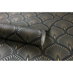 Grandeco Layla Black Wallpaper -Paint And Wallpaper Shop 12839835 1654875696560847