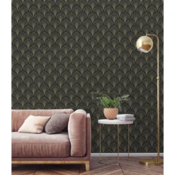 Grandeco Layla Black Wallpaper -Paint And Wallpaper Shop 12839835 1844833221335677