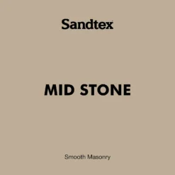 Sandtex® Ultra Smooth Masonry Paint Mid Stone - 10L -Paint And Wallpaper Shop 12840368 1544872085496562