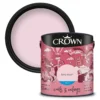 Crown Walls & Ceilings Matt Emulsion Paint Fairy Dust - 2.5L -Paint And Wallpaper Shop 12840405 4414969529002740