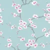 Fresco Apple Blossom Wallpaper - Blue -Paint And Wallpaper Shop 12840531 1784831958379300