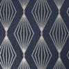 Boutique Marquise Geo Sapphire Wallpaper -Paint And Wallpaper Shop 12840853 1594831967475543