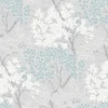 Fresco Lykke Tree Smooth Wallpaper - Sky Blue 2 Fresco Lykke Tree Smooth Wallpaper - Sky Blue -Paint And Wallpaper Shop 12840998 1254831970936892