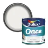 Dulux Once Satinwood Paint Pure Brilliant White - 2.5L -Paint And Wallpaper Shop 12841033 1274831909325130