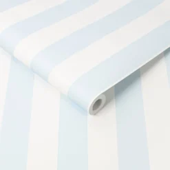 Superfresco Easy Stripe Wallpaper - Pastel Blue -Paint And Wallpaper Shop 12841095 1844833226901310